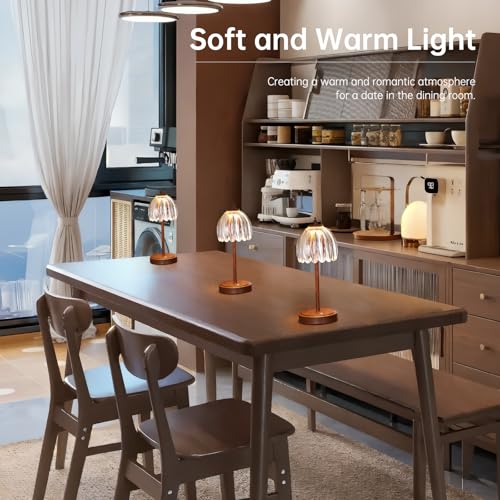 Tulip Table Lamp with 5200mAh Battery & Touch Control