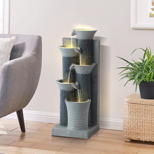 5 Tier Outdoor Indoor Water Feature Fountain