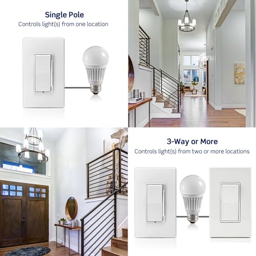 Decora Slide LED Advanced Dimmer Switch for 150W Dimmable LED