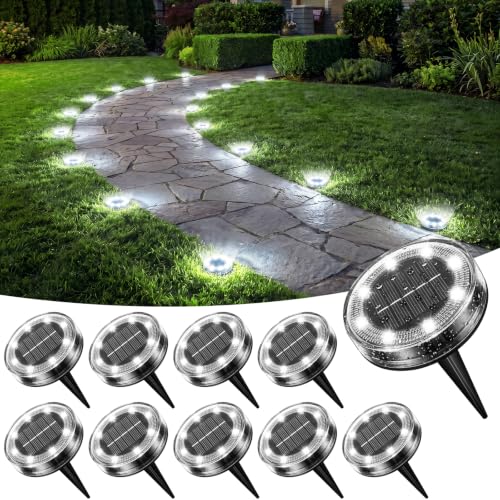 Solar Ground Lights Outdoor Anti