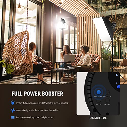 CB200B 210W LED Video Light with 2.4G