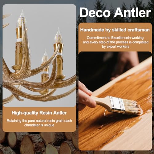 Antler Chandelier 12 Light