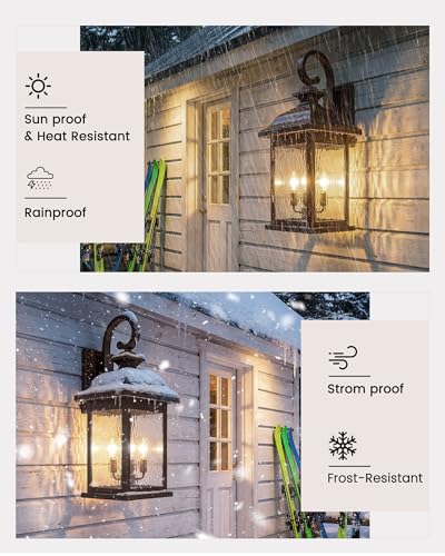 26" Outdoor Wall Sconce