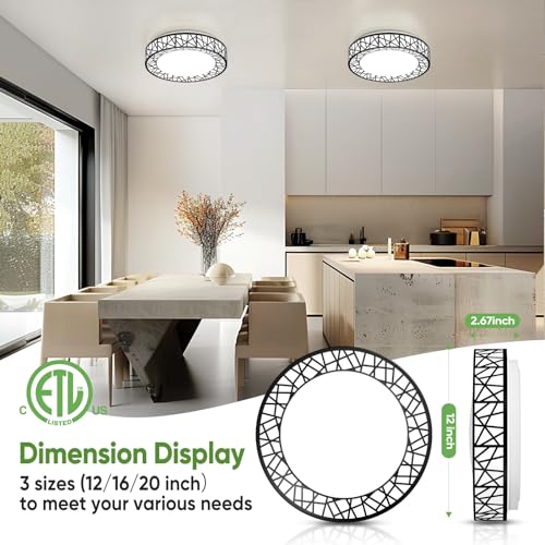 12 Inch Bird's Nest Flush Mount Ceiling Light
