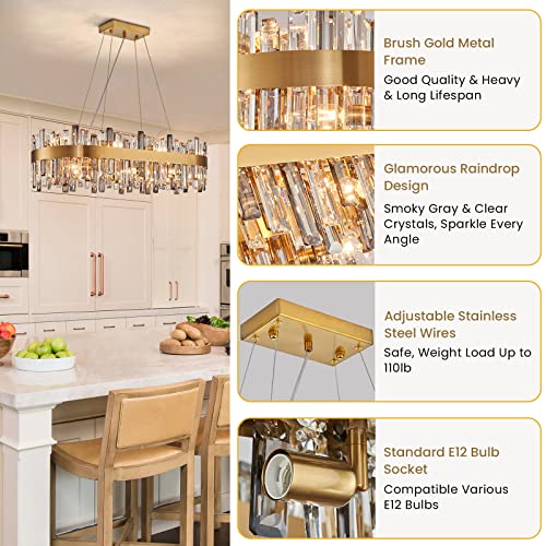 16 Light Modern Crystal Chandelier