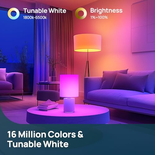 A19 Smart Light Bulbs (2 Count)