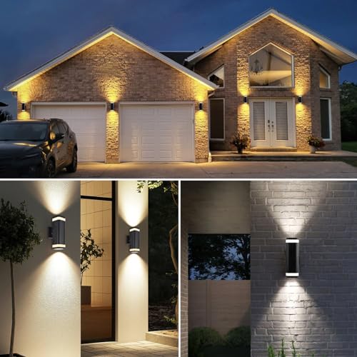 Dusk to Dawn Outdoor Wall Lights (2 Count)