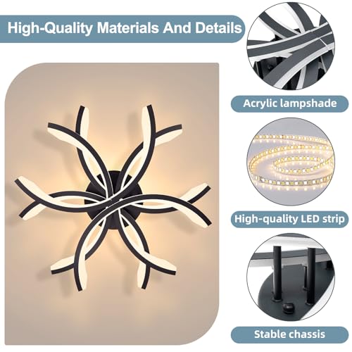 Modern LED Flush Mount Ceiling Light