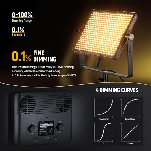 Bi Color LED Panel Video Light APP