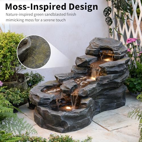 37" Water Fountain Outdoor