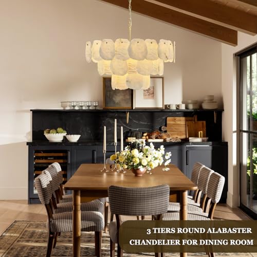 32″ Alabaster Chandelier