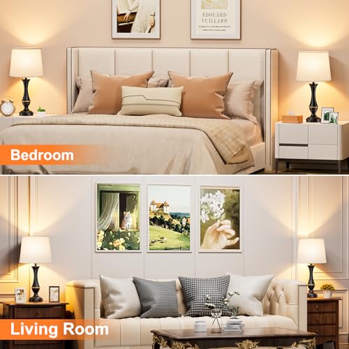 Touch Lamps for Nightstand (2 Count)