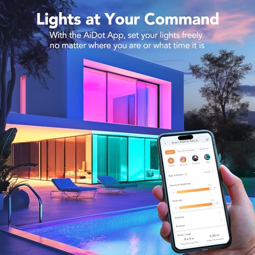 Matter Smart Light Bulbs BR30 (4 Count)