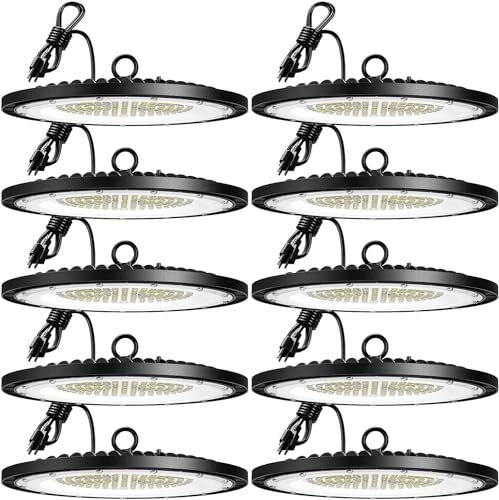 10 Pack UFO LED High Bay Light 200W 28000lm 5000K (10 Count)