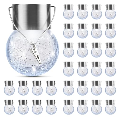 32 Pack Hanging Solar Lights Outdoor (32 Count)