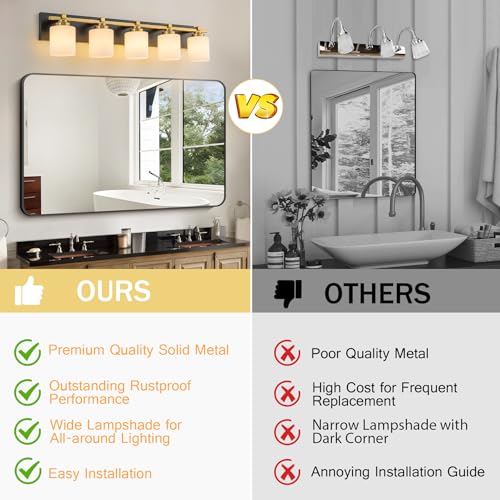 Modern Bathroom Light Fixtures Over Mirror