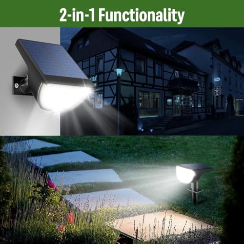 Solar Lights Outdoor Waterproof IP65 (6 Count)