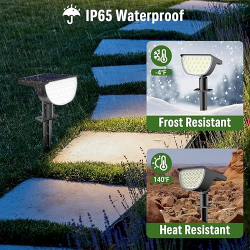 Solar Lights Outdoor Waterproof IP65 (6 Count)