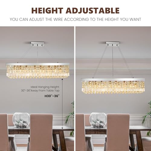 Crystal Chandelier for Dining Room