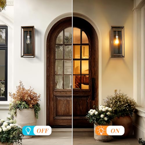 19" Large Outdoor Wall Light Fixtures (2 Count)