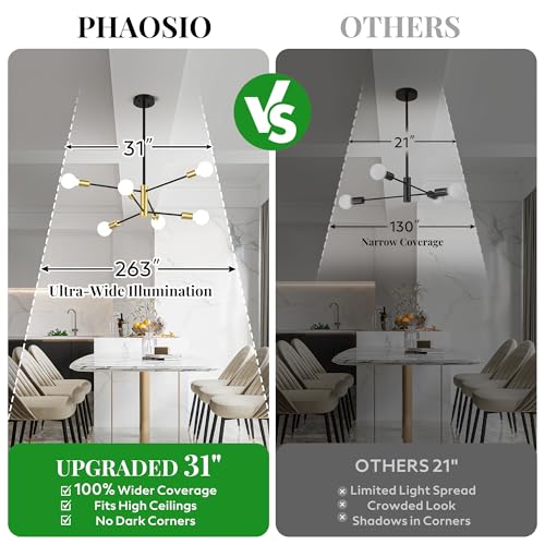 Modern Sputnik Chandeliers for Dining Room