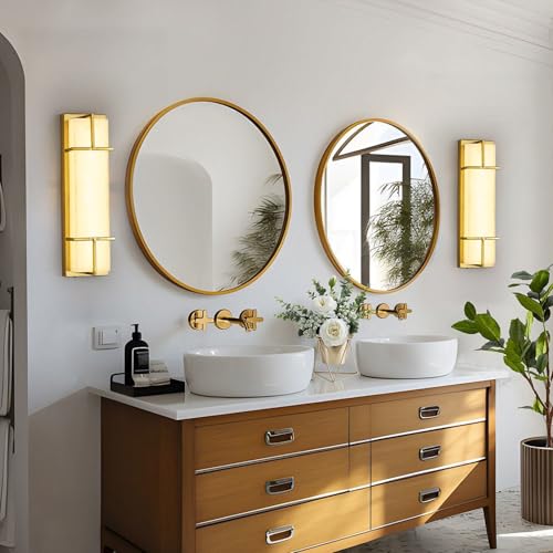 15.7inch Alabaster Wall Sconces Set of Two