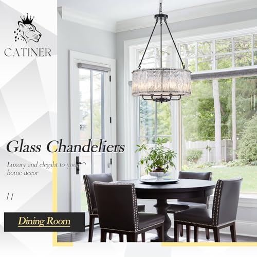Modern 20" Crystal Glass Chandelier 6