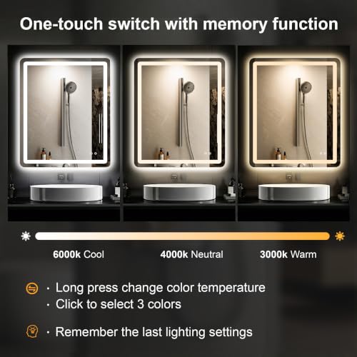 LED Bathroom Vanity Mirror with Lights