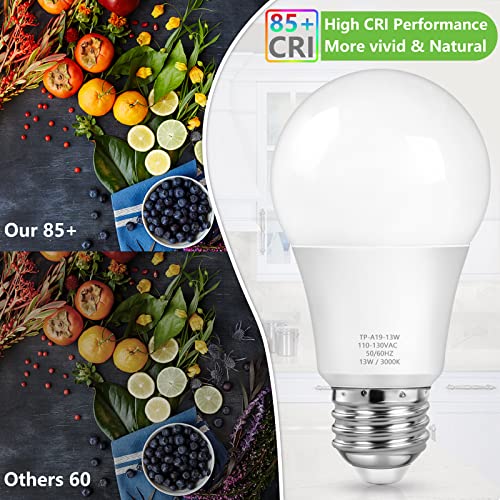 A19 LED Light Bulbs (4 Count)