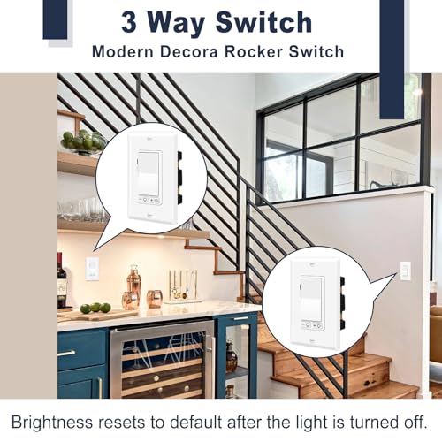 Dimmer Light Switch (4 Count)