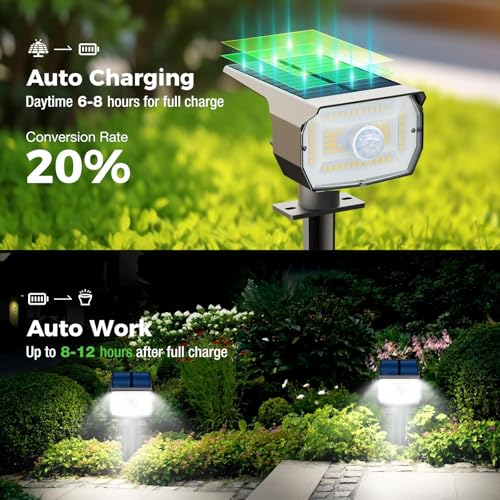 Solar Lights Outdoor Waterproof (6 Count)