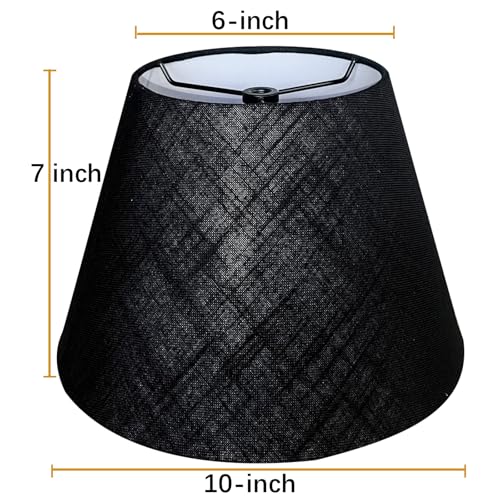 Black Lamp Shades Set of 2