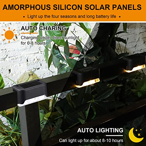 32 Pcs Solar Deck Step Lights Outdoor (32 Count)