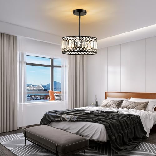 3 Light Crystal Ceiling Light