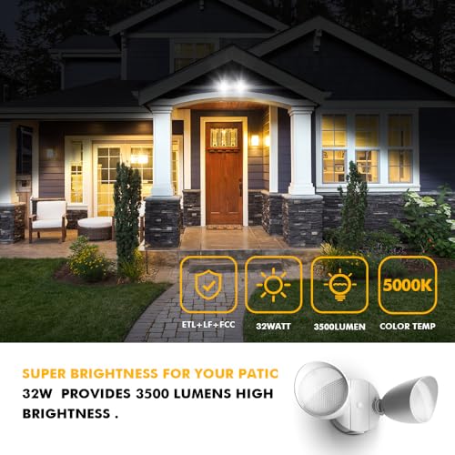 6222W D2D 3500 Lumen 32 Watt Dusk to Dawn Dual