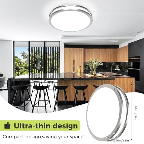 1 Pack Flush Mount Ceiling Light Fixture