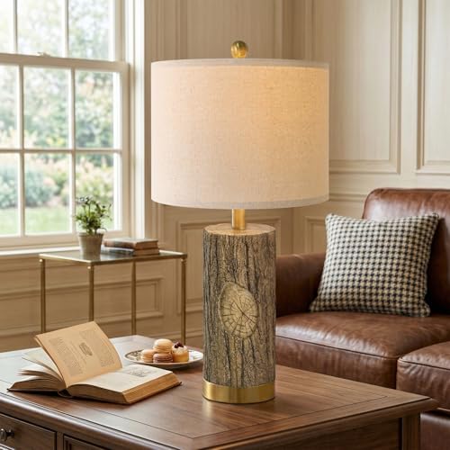 25.5'' Rustic Farmhouse Table Lamps (2 Count)