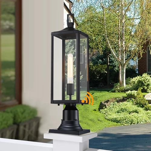 21.3 Inch Outdoor Lamp Post Light Fixture Dusk to Dawn