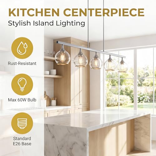 Kitchen Island Linear Pendant Light