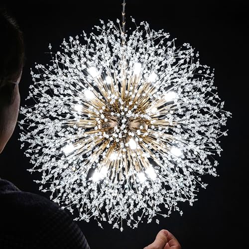 Firework Cryatsl Chandelier 30 inch