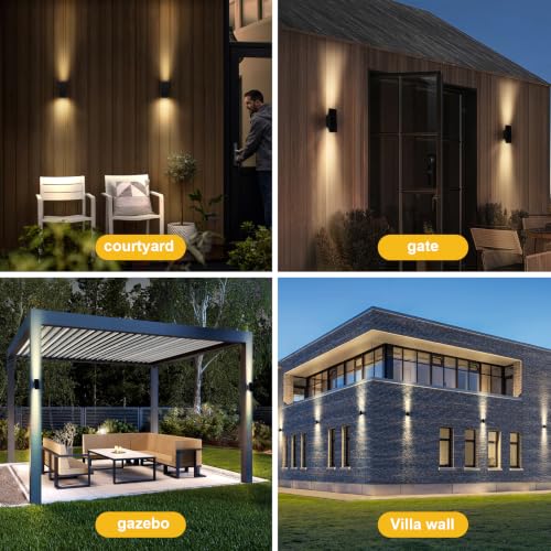 Solar Wall Light Outdoor Waterproof Up and Down