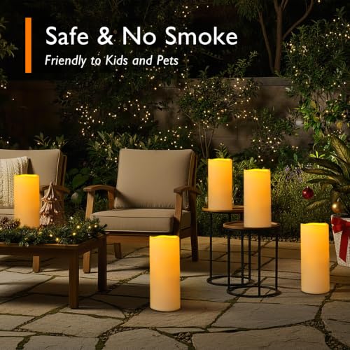 Dark Ivory Flameless Candles (2 Count)