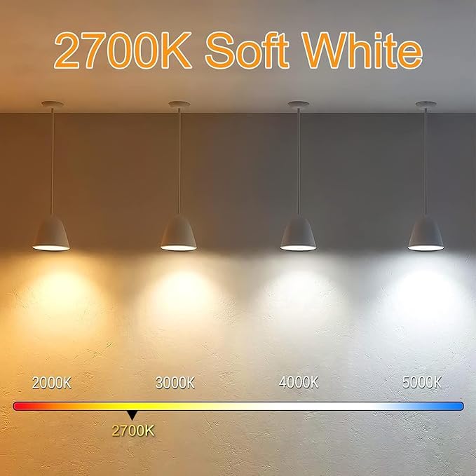 3.2 Inch E26 LED Bulb 60 Watt Equivalent (4 Count)