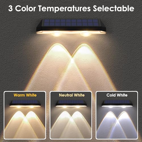 Solar Fence Lights (2 Count)