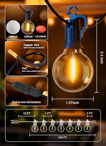 Outdoor String Lights (100 Count)