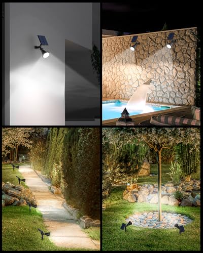 Solar Spot Lights Outdoor (4 Count)