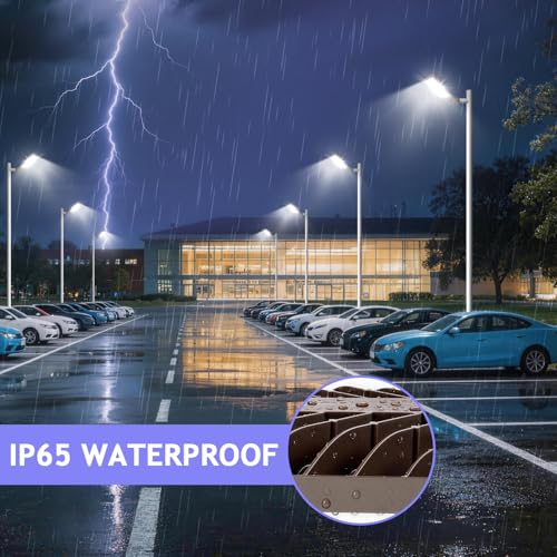 240W LED Parking Lot Light Slip Fitter LED Pole Light 5000K IP65