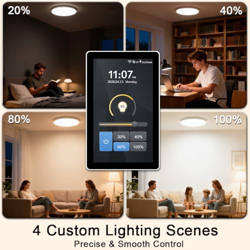 L10 Smart Dimmer Switch with 4.5" LCD Touch Screen
