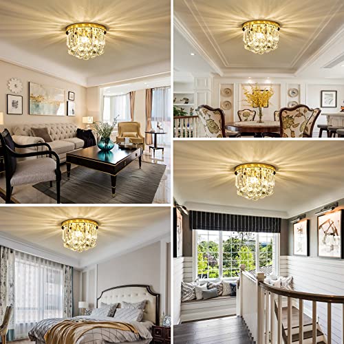 Round Crystal Lamp Chandelier