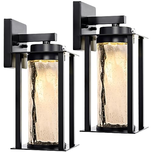 Modern LED Dusk to Dawn Outdoor Light Fixtures (2 Count)